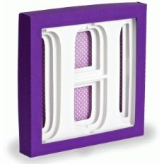 letter h - 3d alphabet shadow box