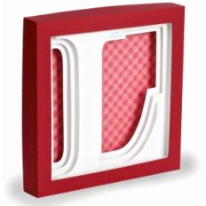 letter l - 3d alphabet shadow box