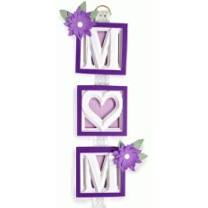mom 3d alphabet shadow box