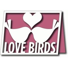 love birds a2 card