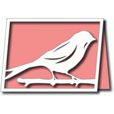 perched swallow a2 card