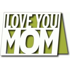 love you mom a2 card
