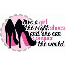 the right shoes
