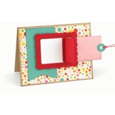 a2 window slider card: scalloped