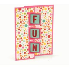 a2 3 squares flip swing card: fun