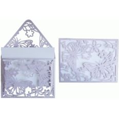 butterfly lace envelope