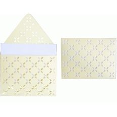 doily eyelet envelope
