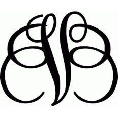 monogram letter v