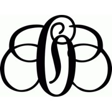 monogram letter o