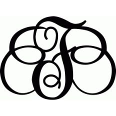 monogram letter f