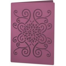 wrought iron flower card
