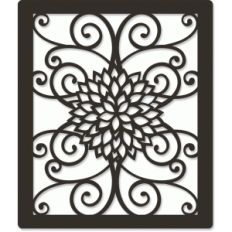 wrought iron flower