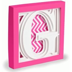 letter g - 3d alphabet shadow box