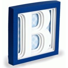 letter b - 3d alphabet shadow box