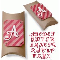 fancy alphabet pillow box