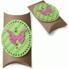 intricate butterfly pillow box