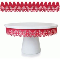 butterfly cake plate embellishment