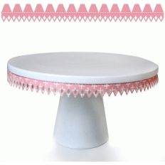 diamond cake plate embellishment