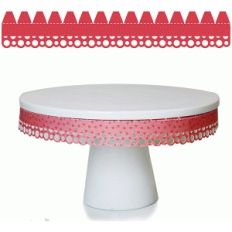 eyelet cake plate embellishment