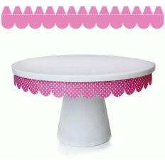 scallop cake plate embellishment