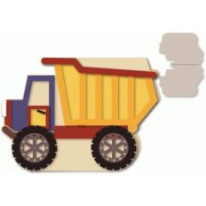dump truck shaped action a7 card