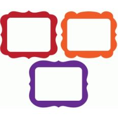 curvy photo frames