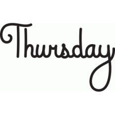 thursday