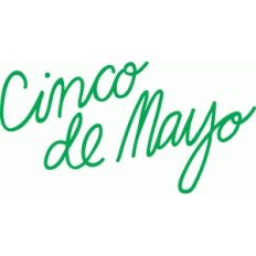 cinco de mayo word art