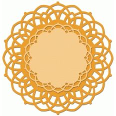 doily set of 2 scalloped center