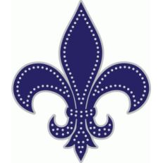 fleur de lis eyelet layered