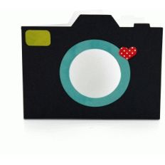 a2 camera shaped card
