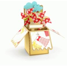 a2 box card: pinwheels