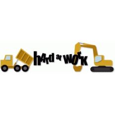 'hard at work' phrase