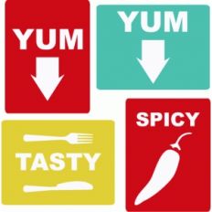 3x4 food pocket cards