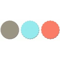 3 scalloped circles