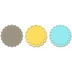 3 scalloped circles