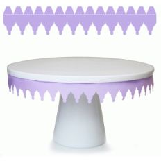 dripping cake plate embellishment