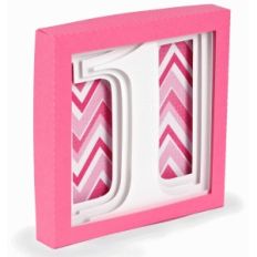 number 1 - 3d shadow box series