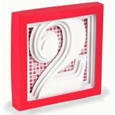 number 2 - 3d shadow box series