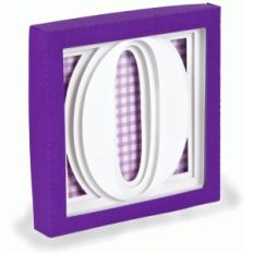 number 0 - 3d shadow box series