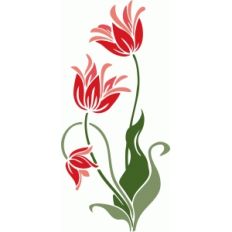 lily stencil