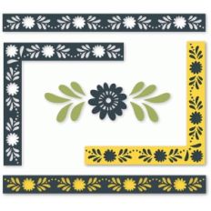 daisy border and corner set