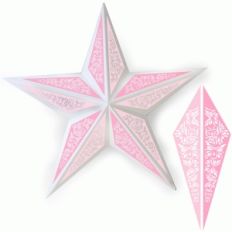 butterfly metal star decor