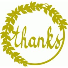 thanks (wreath)