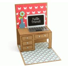 a2 desk pop up card