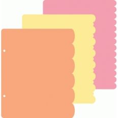 6x8 album scallop pages