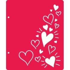 6x8 page - doodle hearts
