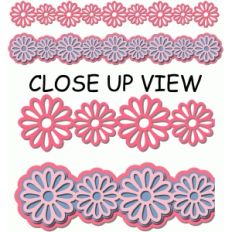 flower border w shadows