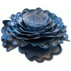 3d layered ruffle flower