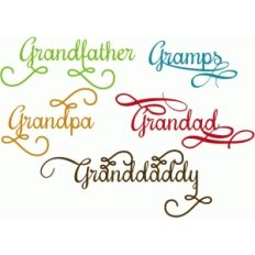 grandfather flourish words